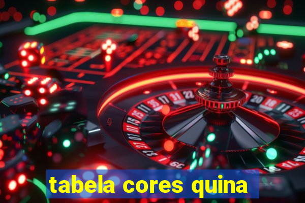 tabela cores quina